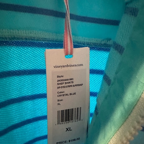 Vineyard vines, NWT supershep ombré stripe sweatshirt, size XL - Picture 9 of 10